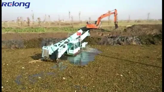 Machine de découpe d'outil de coupe multifonction/Machine de récolte de mauvaises herbes aquatiques